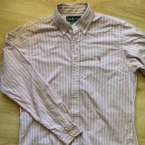 Mens Ralph Lauren Button Up Dress Shirt